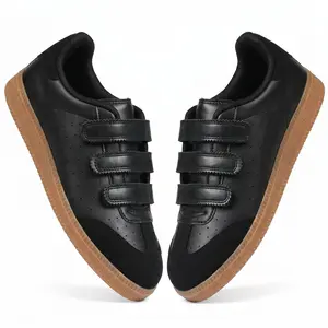 CELNEPHO Womens Sneakers Round Toe Flat Heel Velcro Strap Design Retro Comfy Fashionable Casual Party Everyday Wear Indoor Outdoor Breathable Summer Trendy Dress Shoes