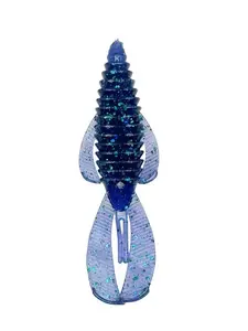 TMBaits Beaver - Hand-Poured Bass Fishing Bait with Realistic Craw Mimicry for Attracting Larger Fish - Pack of Six for Enhanced Fishing Experience