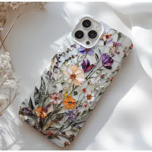 Wildflower Mosaic MagSafe iPhone Case: Botanical Floral Print iPhone 17 16 15 14 13