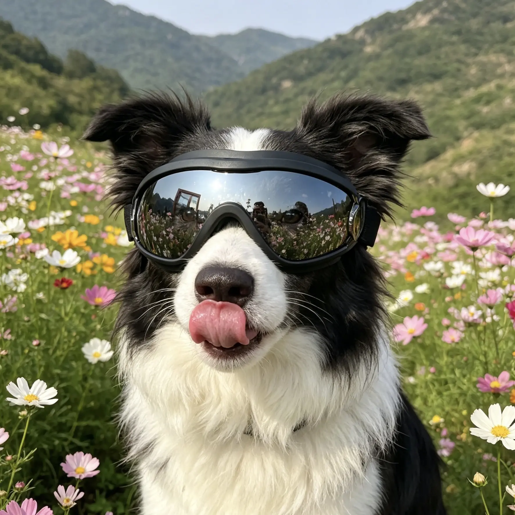 Dog UV Blocking Goggles - Windproof, Anti-Fog, Water-Resistant Pet Eye Wear with Adjustable Strap, All-Round Protection for Travel, Daily Walks, All-Seasons Pet Eyewear Accessories, Outside