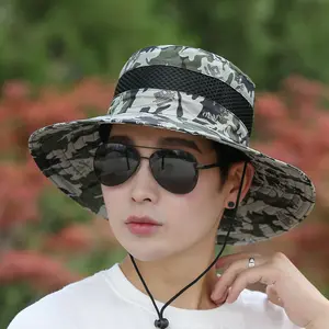 Fisherman hat men's spring and summer camouflage basin hat outdoor mountain climbing fishing sunshade sun hat