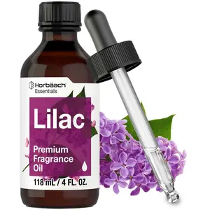 Horbäach Lilac Fragrance Oil | 4 fl oz (118 mL) | Premium Grade | for Diffusers, Candle and Soap Making, DIY Projects & More