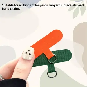 10pcs Mixed Colors Lanyard Connector, Hands-Free Use, Phone Case Accessories, Anti-Lost Solution, Ultra-Thin Design, Matte Texture, Phone Strap Holder