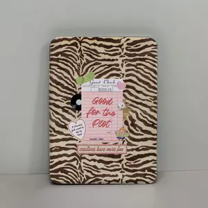 Leopard Print Slim PU Leather Computer Tablet Case with Holder, Clear Soft Back, Auto Wake/Sleep for 6in, 6.8in, 7in Kindle Paperwhite 11th/12th Gen & Kindle 2022/2024, Light Durable Protective Cover, Gift for Girls