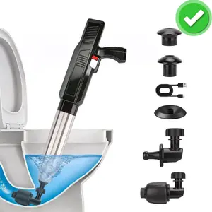 Pneumatic drain cleaning tool