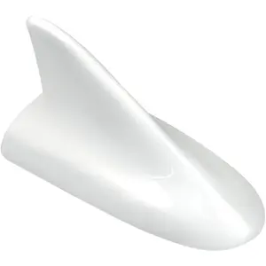 Auto Car Shark Fin Universal Roof Antenna Dummy Aerial for Decoration ONLY White