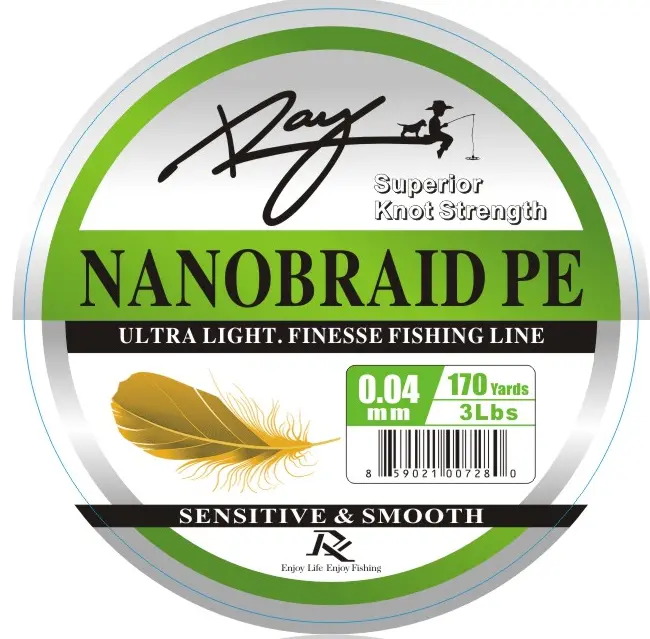 Ray Nano Braid Line, Braid Fishing Line- Feather Series fishing tackle