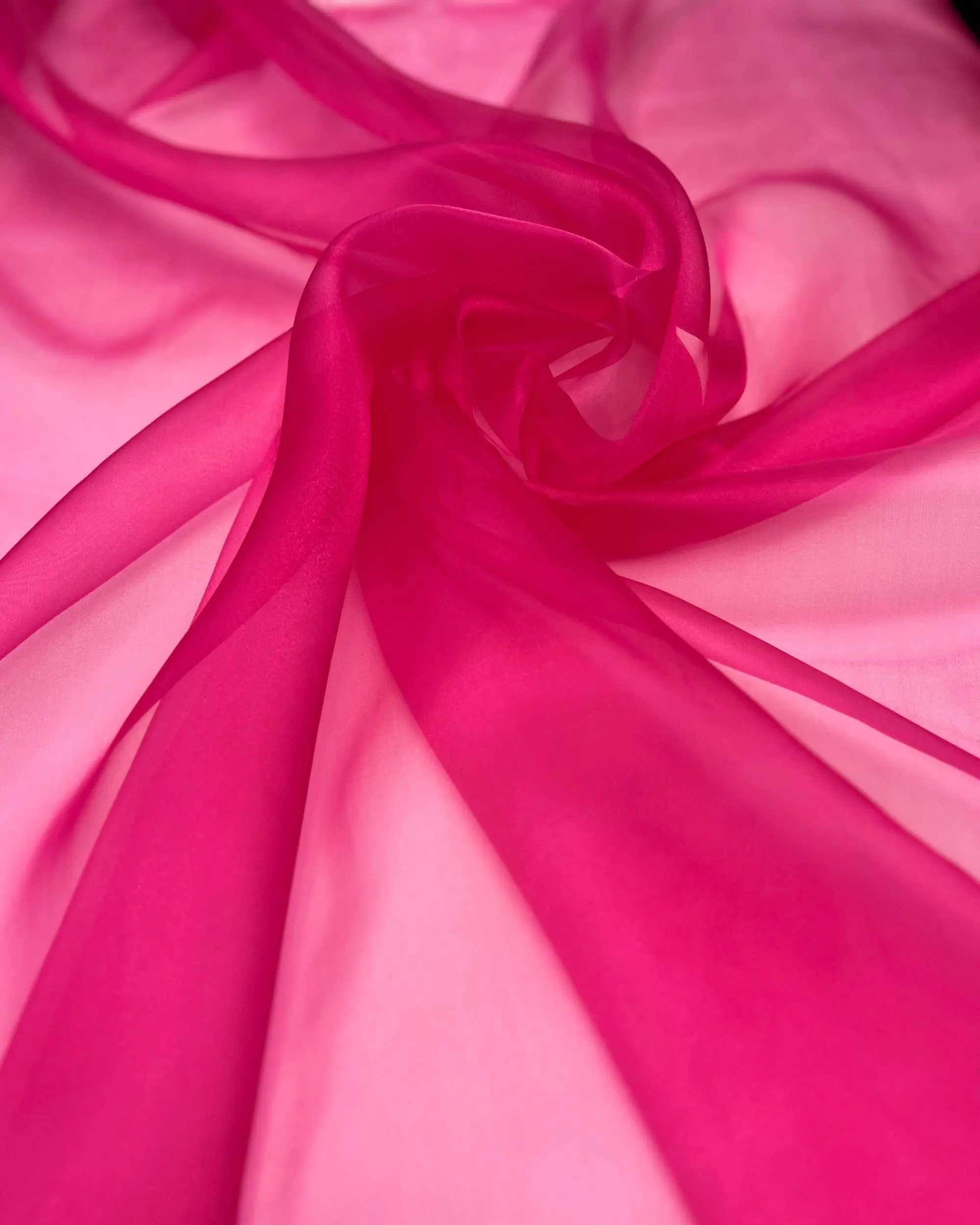 Hot Pink Crystal Organza Hot Pink Crystal Organza