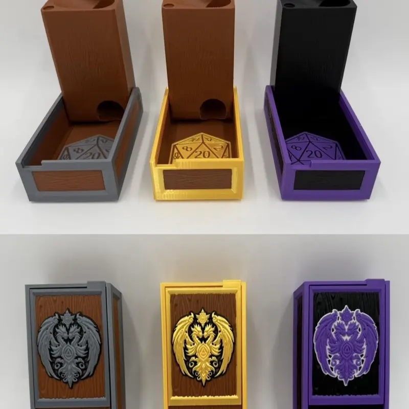 Twin Phoenix Foldable Travel Dice Tower