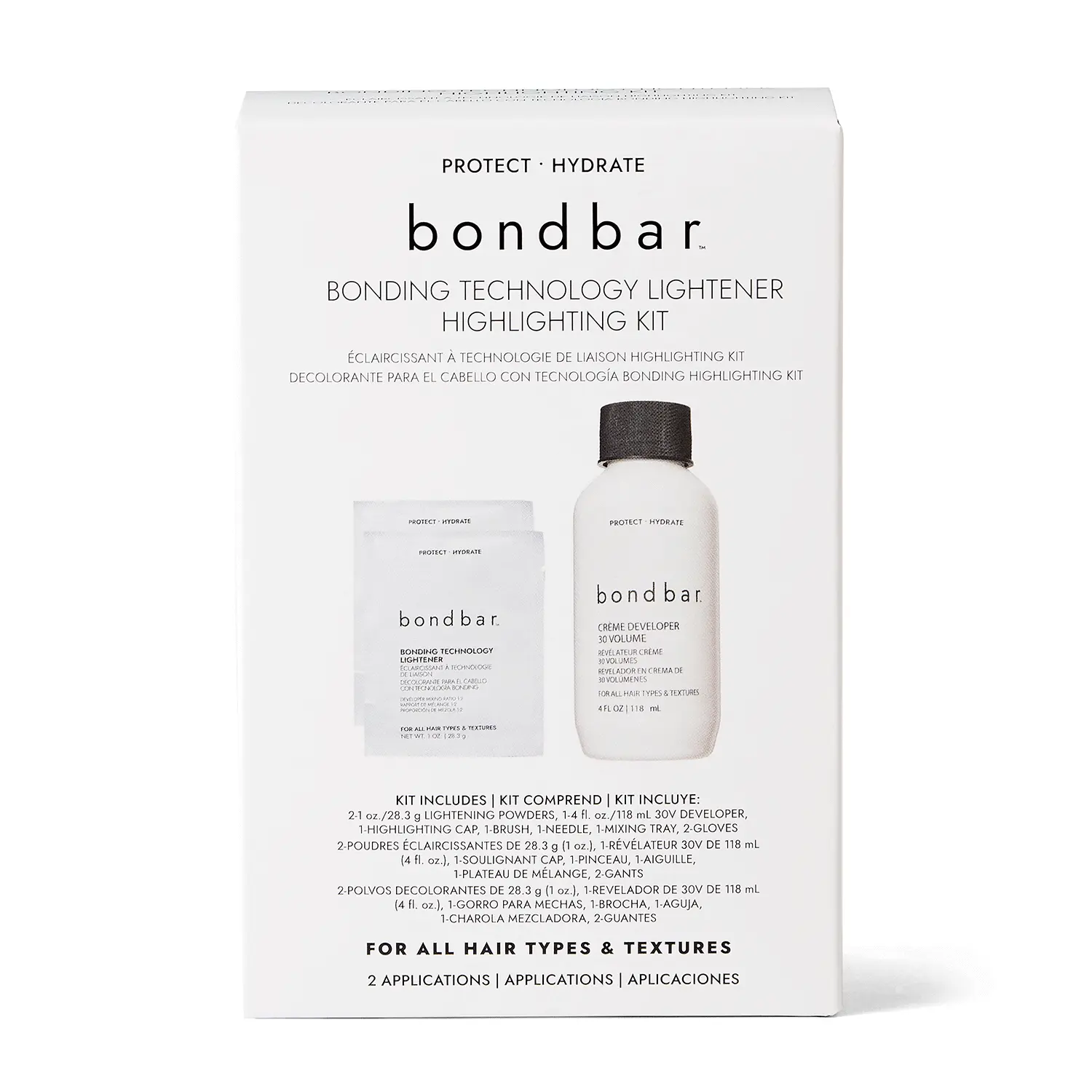 Bondbar Bonding Technology Lightener Highlighting Kit, Lightening, Off-S Scalp Bondbar Bonding Technology Lightener Highlighting Kit, Lightening, Off-S Scalp