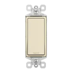 Legrand TM873LA radiant Paddle 3-Way Switch, 15A, Single-Pole/3-Way, Light Almond