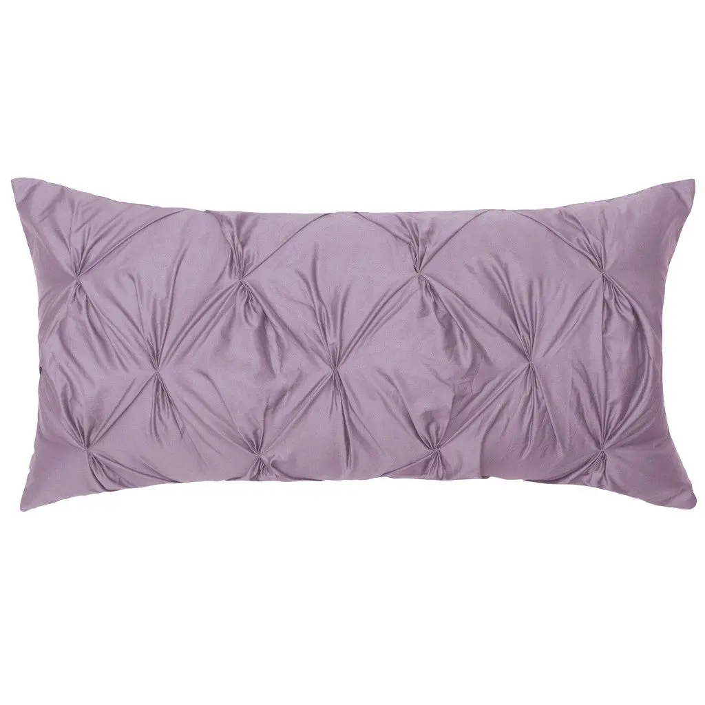 The Lilac Pintuck Throw Pillow