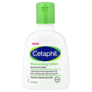 Cetaphil Moisturizing Lotion, Normal to Dry Skin, Fragrance Free, 4 fl oz (118 ml)