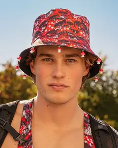 Secret of Life Mushroom Charm Bucket Hat