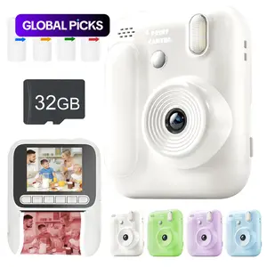 Kids Camera Instant Print, 1080P HD Instant Print Camera for Kids , Digital Camera for Kids, Ideal Kids Toys Toddler Portable Travel Camera Gifts for Boys & Girls 3-14 Age with 4 Rolls Print Paper #GLOBAL PICKS