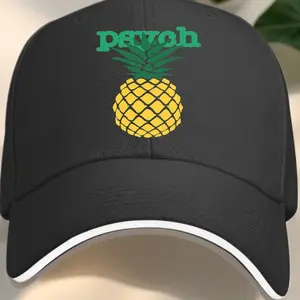 Pineapple Psych Baseball Cap with Sandwich-Style