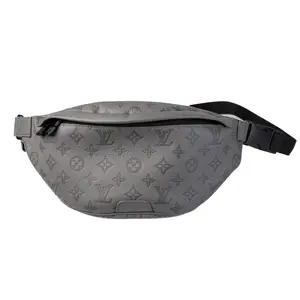 Pre-owned Louis Vuitton leather Shoulder Bags Grey Monogram Discovery Bum Bag L26030815