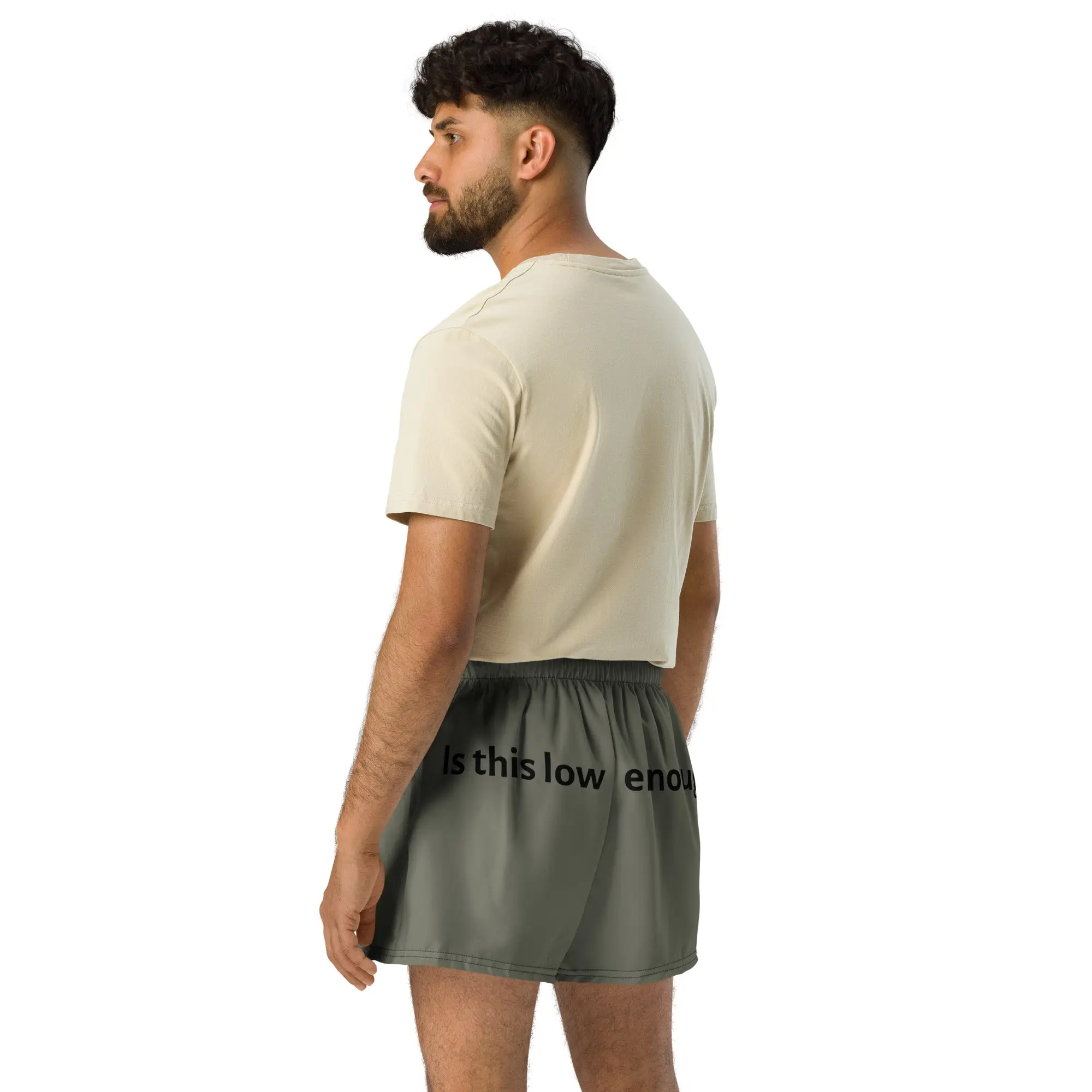 "Is This Low Enough?" Squat Shorts in Muted Sage— Unisex Athletic, XS–3XL
