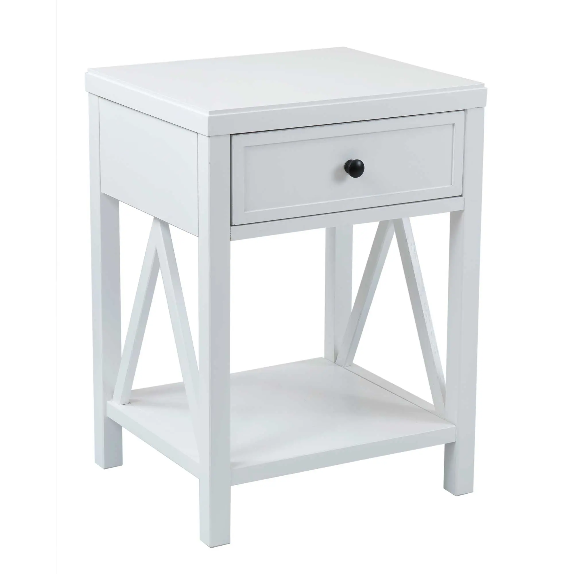 Wright Solid Wood 1-Drawer Nightstand