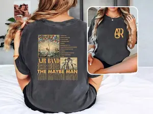 The Maybe Man 2side Tour 2024, AJR Album 2024 Shirt, AJR Tour Band Shirt For Fan