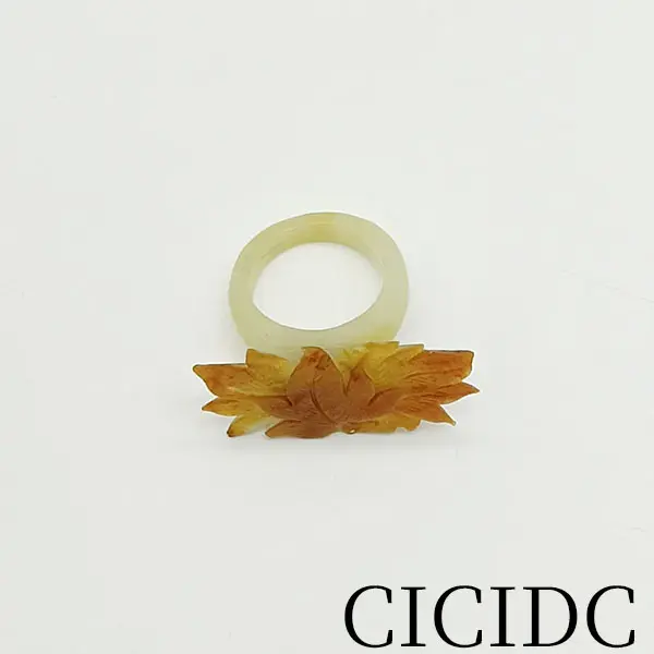 Natural Jade Custom hand-carved Natural Jade Ring, Any Patterns You Want Can Be Made a Christmas Gift And  Thanksgiving For Families&Friends