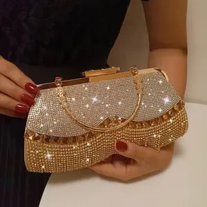 Diamond-Studded Evening Clutch