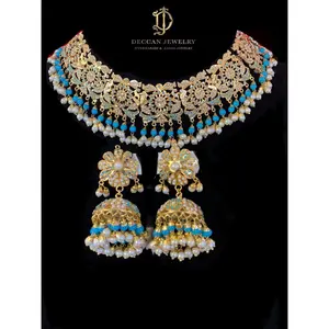 NS69T Rashmika set in turquoise ( READY TO SHIP  )