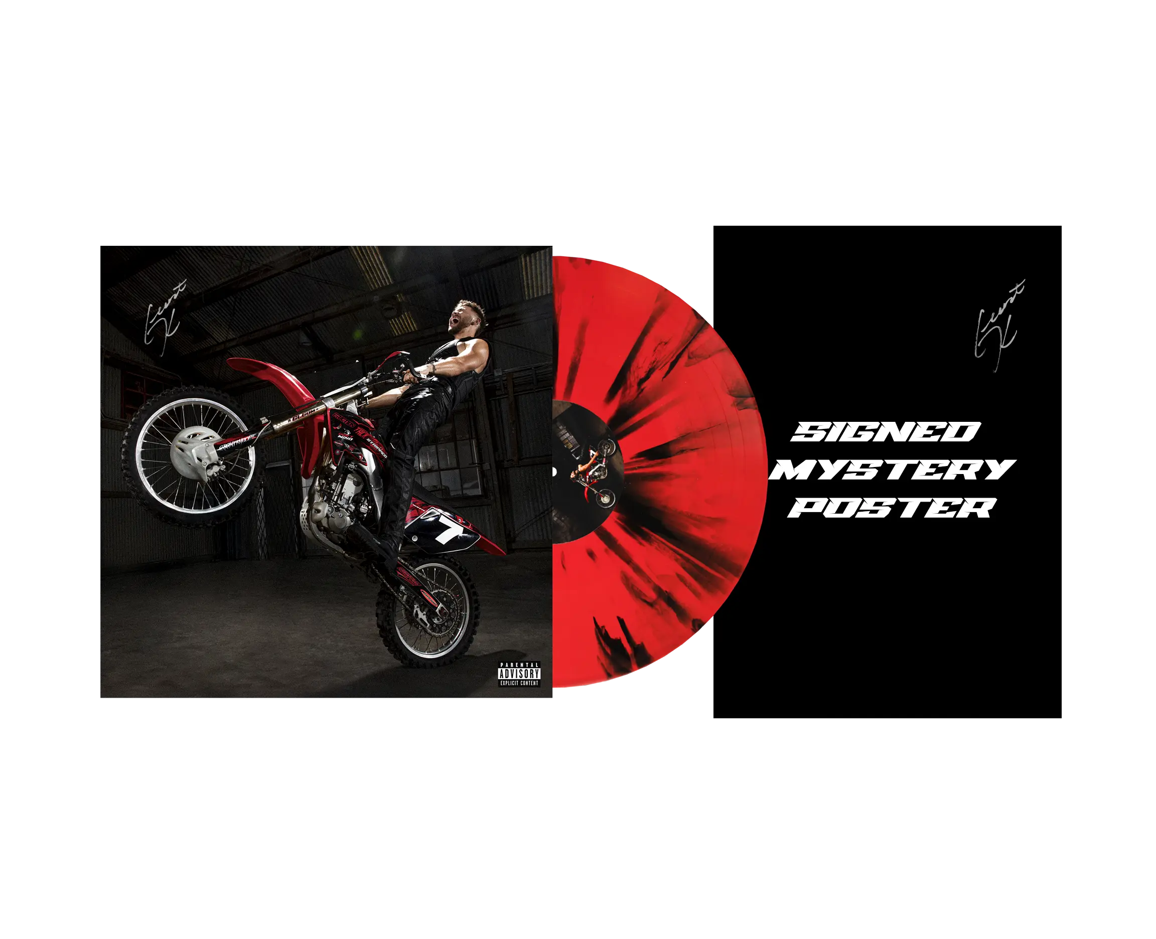 GOOD LUCK GETTING OVER ME - Vinyl + Poster Bundle (Signed)