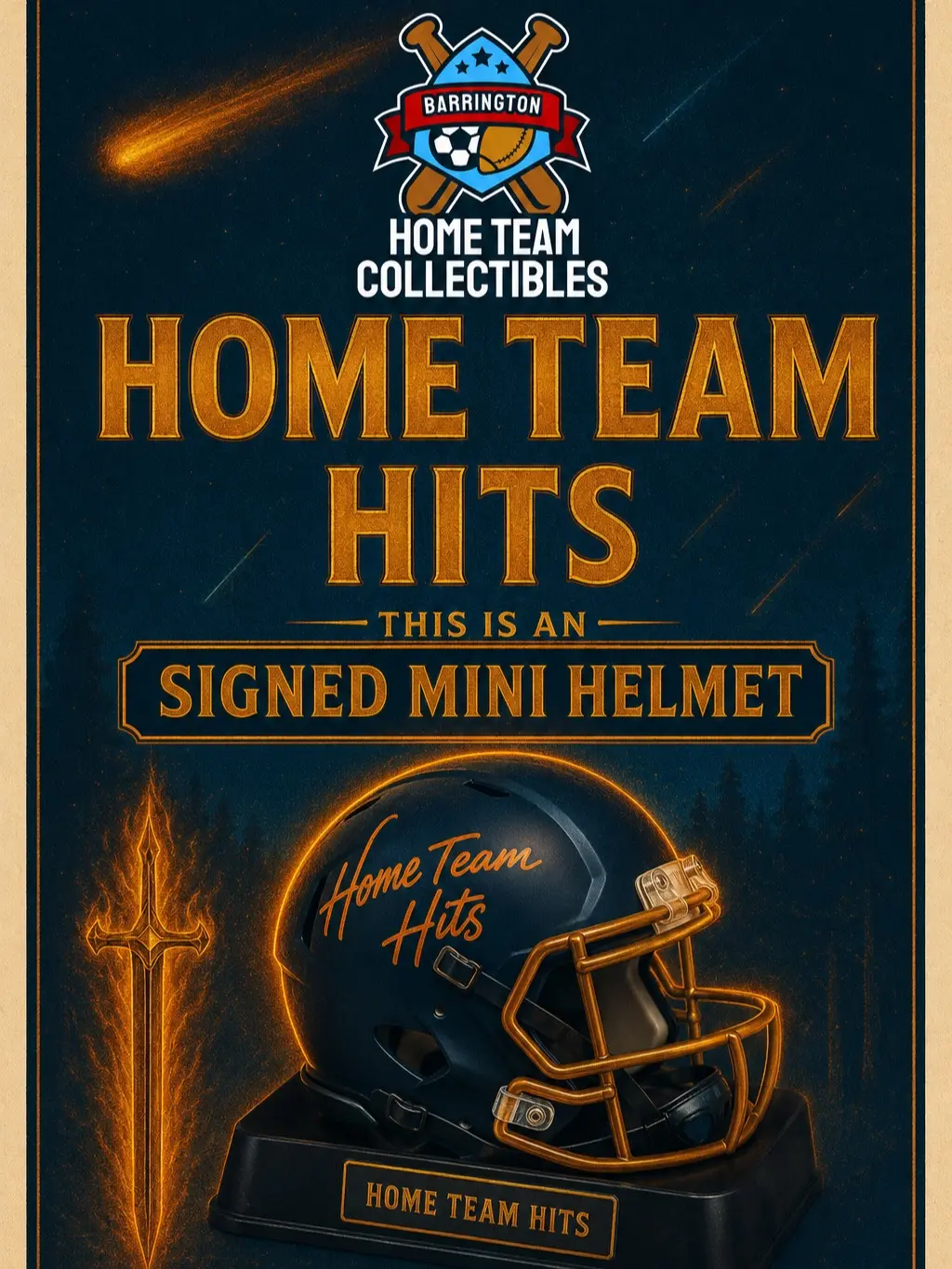 Signed Mini-Helmet 1-Box Authentic