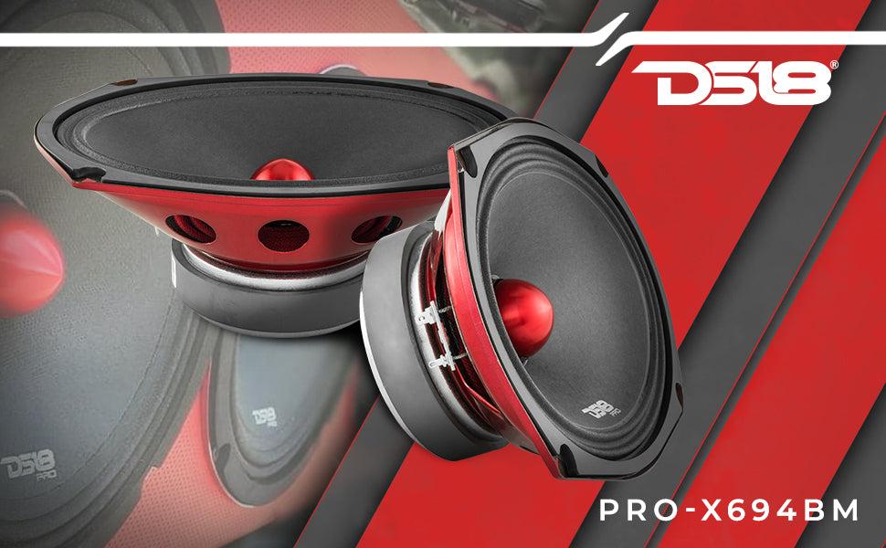 PRO-X 6X9" Mid-Range Loudspeaker with Bullet | 200W RMS 4-Ohm