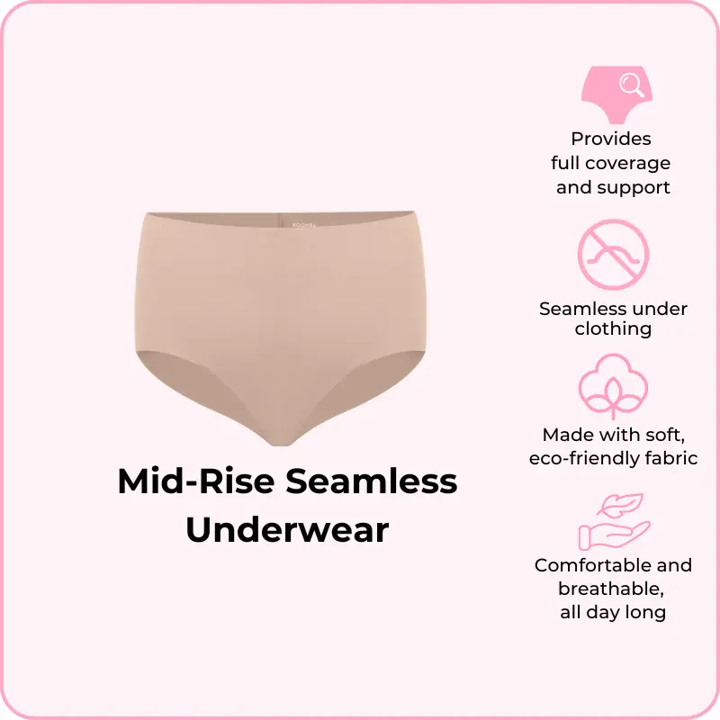 Mid-Rise Seamless Underwear