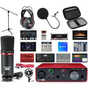 Focusrite Scarlett Solo Studio 3rd Gen USB-C Bundle with CM25 MkIII Mic & HP60 Headphones