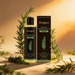 Hoegoa Rosemary Thickening Shampoo Herbal Essence Nourishes & Repairs Hair, Oil Control & Fluffy Shampoo