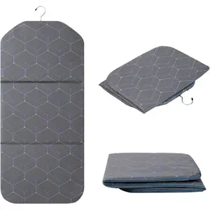 Foldable Ironing Mat for Flat Surfaces, Hanging Steamer Board for Clothes, Steamer Pad