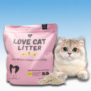 PH-Sensing Cat Litter 5.5lb (Tofu+Cassava Blend) - Smart Health Monitoring & Ultra Clumping