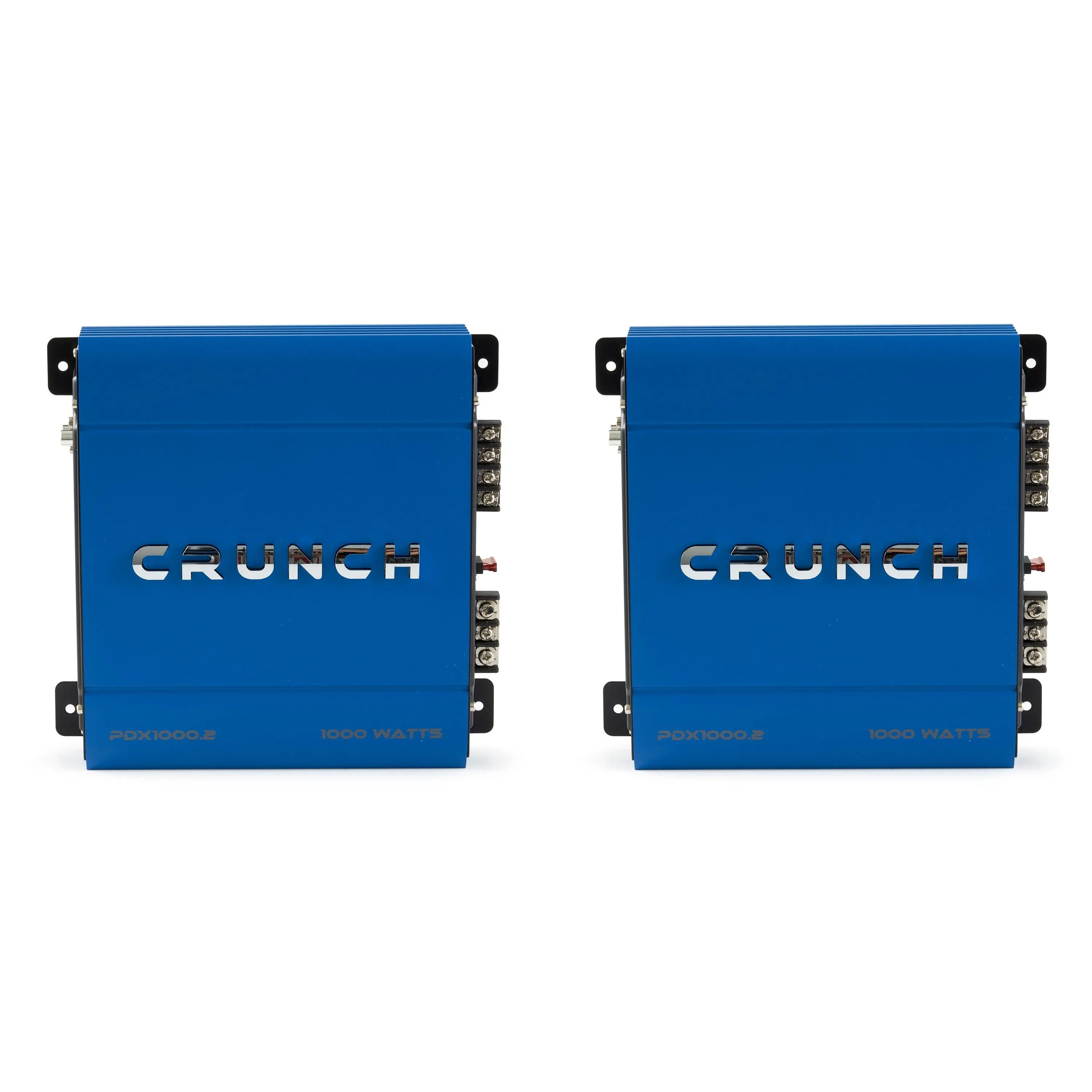 Crunch PowerDriveX 1000 Watt 2 Channel Exclusive Blue A/B Car Amplifier (2 Pack) Crunch PowerDriveX 1000 Watt 2 Channel Exclusive Blue A/B Car Amplifier (2 Pack)