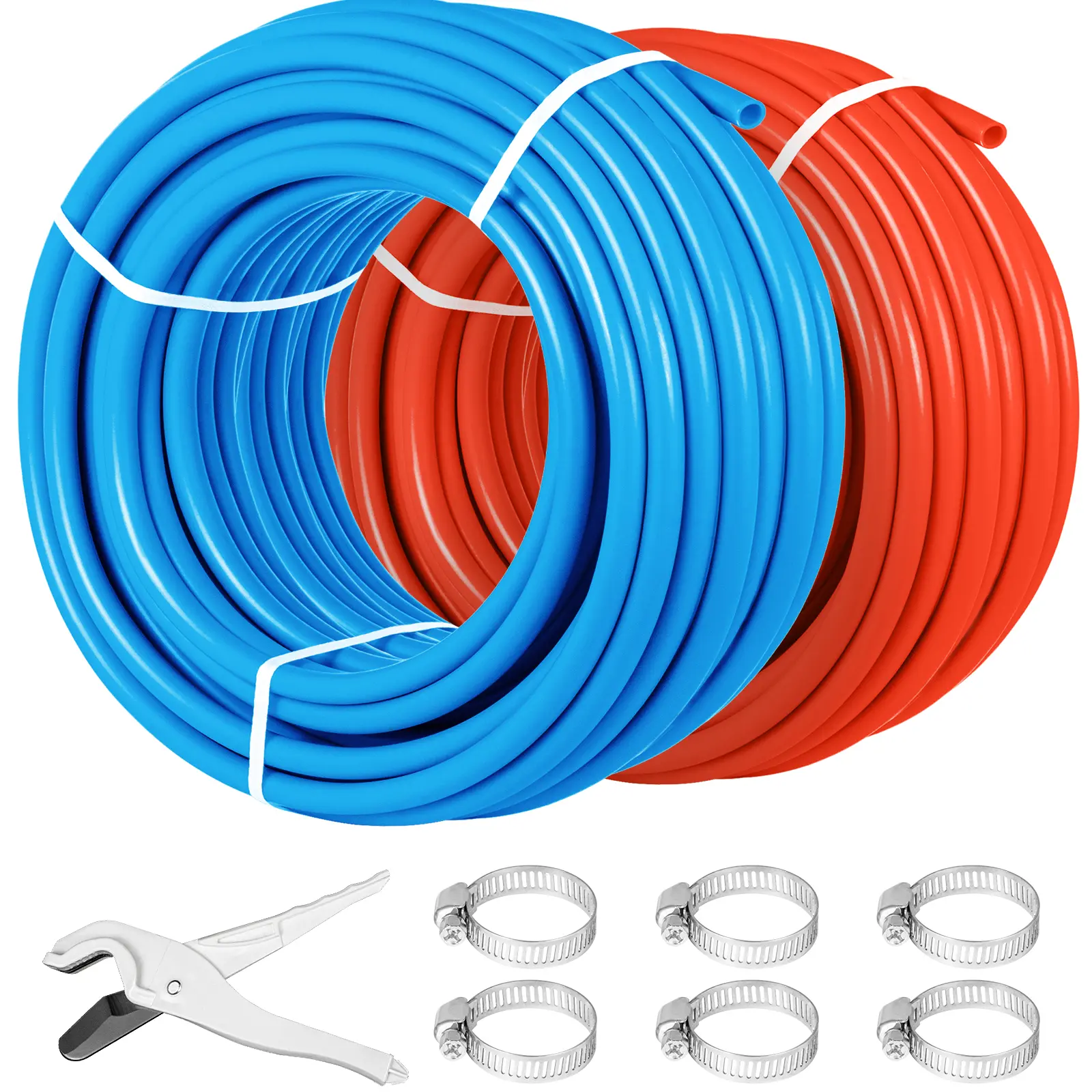 【Summerfinds】2 Rolls 1/2" x 300ft PEX Tubing for Potable Water Combo O2 Barrier 【Summerfinds】2 Rolls 1/2" x 300ft PEX Tubing for Potable Water Combo O2 Barrier