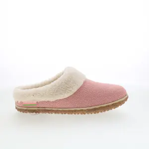 Minnetonka Eco Spruce 4616ECO Womens Pink Canvas Slip On Clogs Slippers Shoes