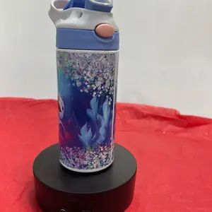 Dolphins Kids Tumbler with flip top cap Bottle Colorful