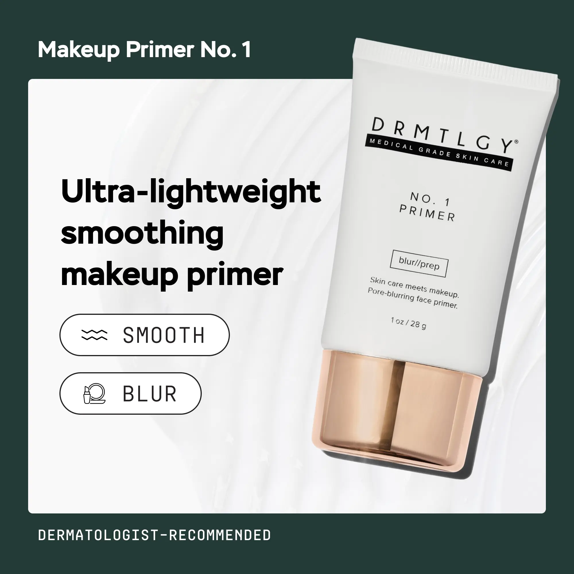 DRMTLGY Makeup Primer No. 1, 1 oz Prep Makeup DRMTLGY Makeup Primer No. 1, 1 oz Prep Makeup