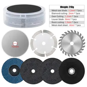 7PCS 75mm Saw Blade Metal Cutting Discs Sanding Grinding Cut Off Circle Wheels Blades Discs Electric Angle Grinder Accessories