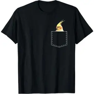 Cute Cockatiel Shirt Funny Pocket Parrot Lover T Shirt Gift T-Shirt