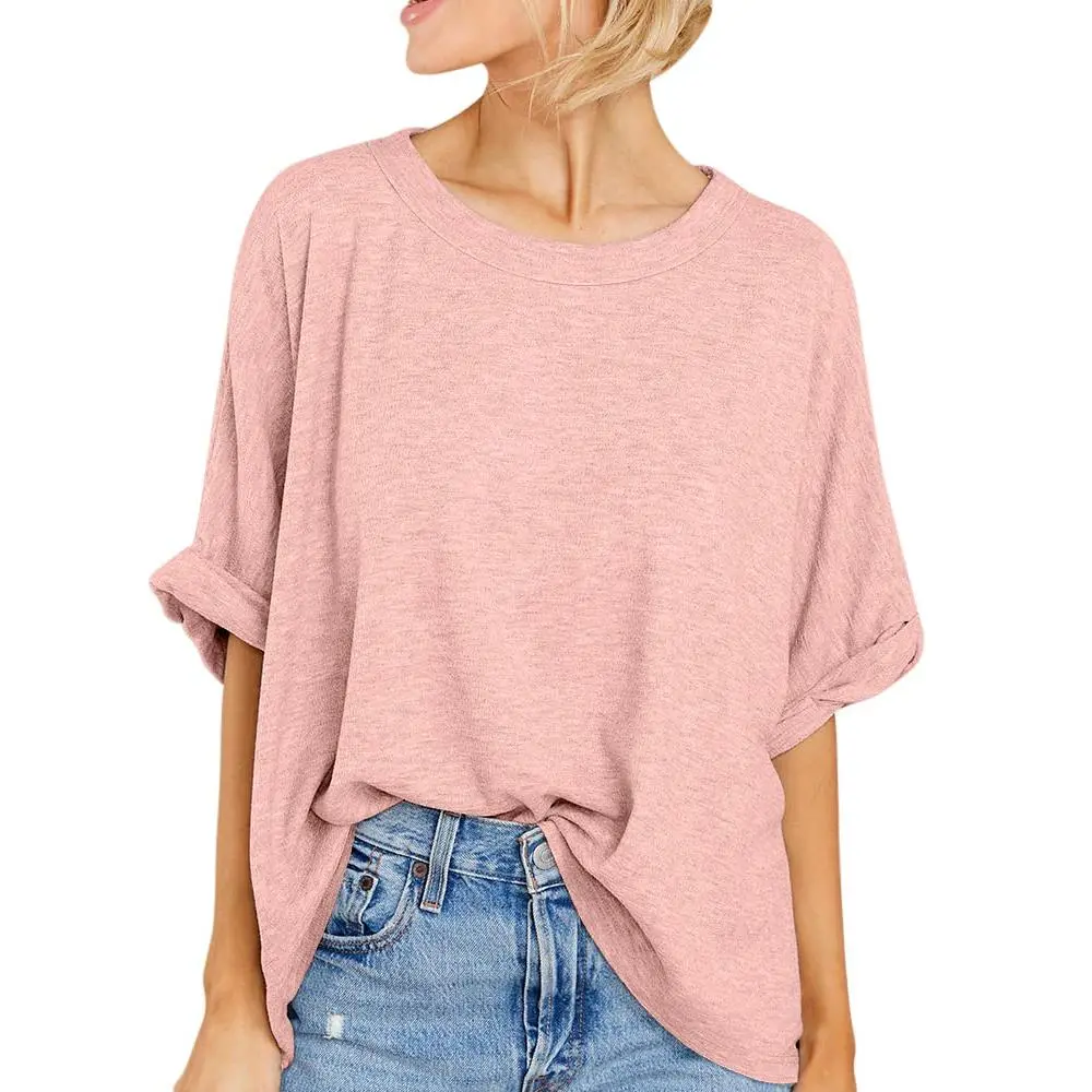 Cicy Bell Women's Oversized Short Sleeve T-Shirt - Summer Casual, Loose Streetwear Tops with Minimalist, Basic, Simple Design Cicy Bell Women's Oversized Short Sleeve T-Shirt - Summer Casual, Loose Streetwear Tops with Minimalist, Basic, Simple Design