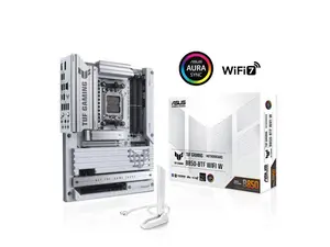 ASUS TUF GAMING B850-BTF WIFI W AMD B850 ATX motherboard, hidden-connector design, 14+2+1 80A DrMOS power stages, DDR5, PCIe 5.0 Ready, 3x M.2, Wi-Fi 7, 2.5Gb LAN, DP, HDMI, USB 20Gbps Type-C