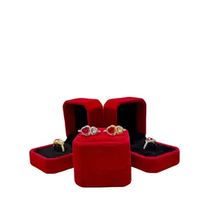 Adjustable Heart Ring – Silver & Gold