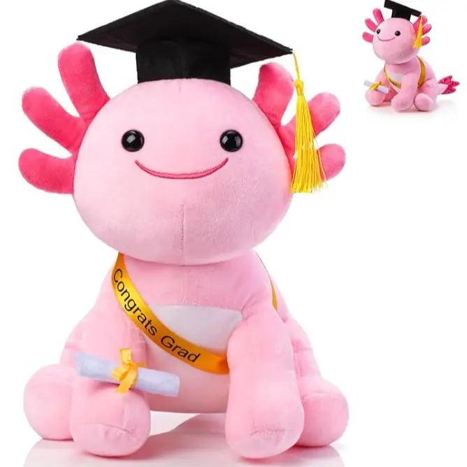 Plush Salamander - Pink