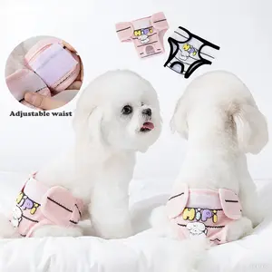 [HipiPet] Breathable Dog Diaper for Female Pups  Adjustable, Leak-Proof & Comfy for Heat, Periods, and Potty Time Puppy Pads Pee Guard Puppy Pads Pee Guard
