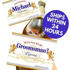 Custom Modelo Beer Labels, Personalized Labels, Birthday Labels, Groomsman Labels, Gift For Him, Father’s Day, Personalized Gift Stickers