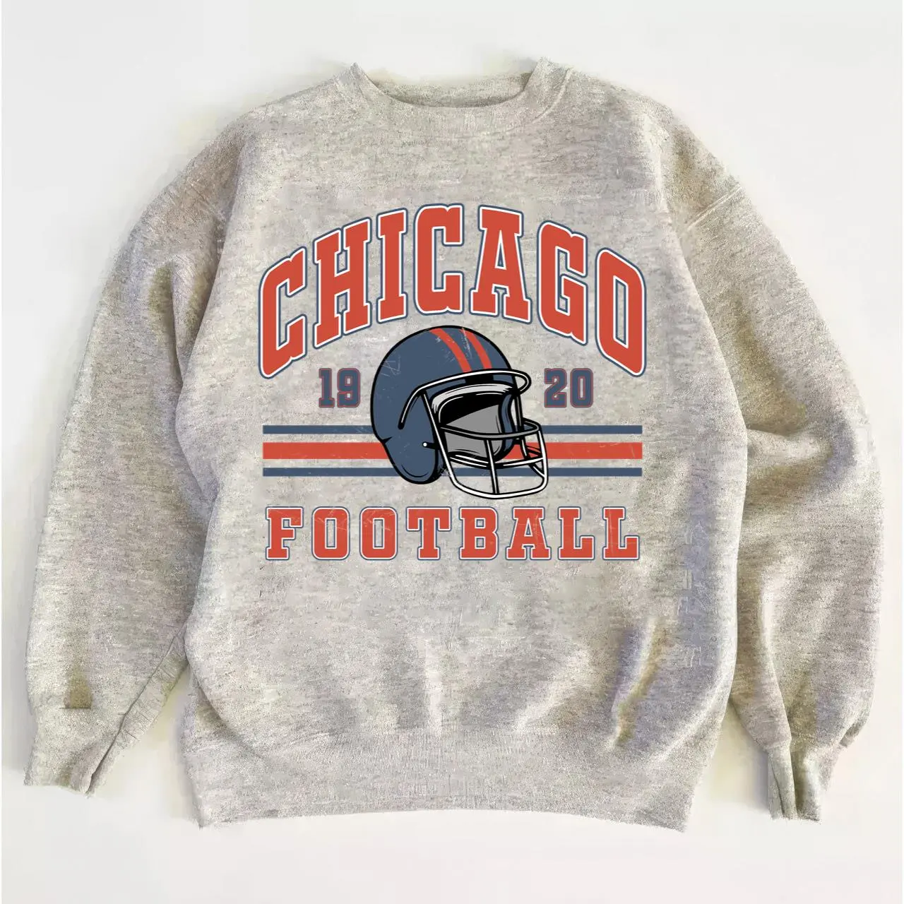 Bears Retro Football Sweatshirt, Unisex Vintage Crewneck Fan Apparel Shirt