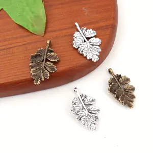 Vintage Style Leaf Pendants, Halloween Maple Leaves Alloy Charms, Fall Winter Jewelry Making Supplies, DIY Earrings Bracelets Necklace
